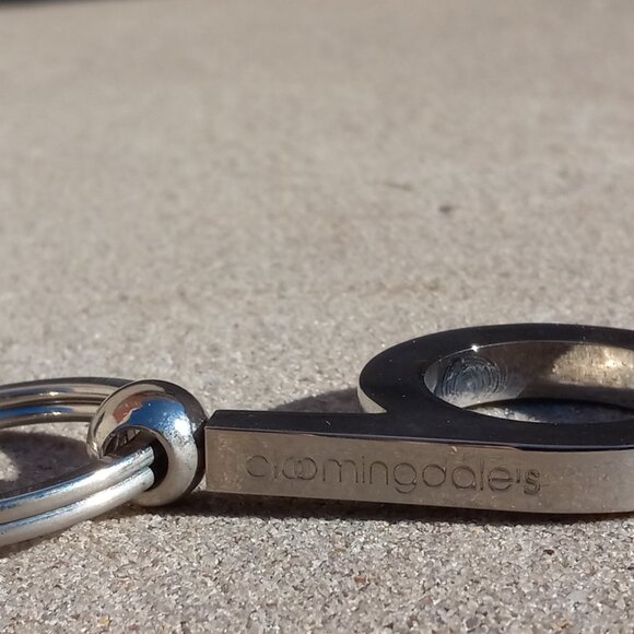 NOS Vintage 1980s Bloomingdales Initial Letter “b” Key Ring KeyChain Charm Fob - Picture 4 of 16